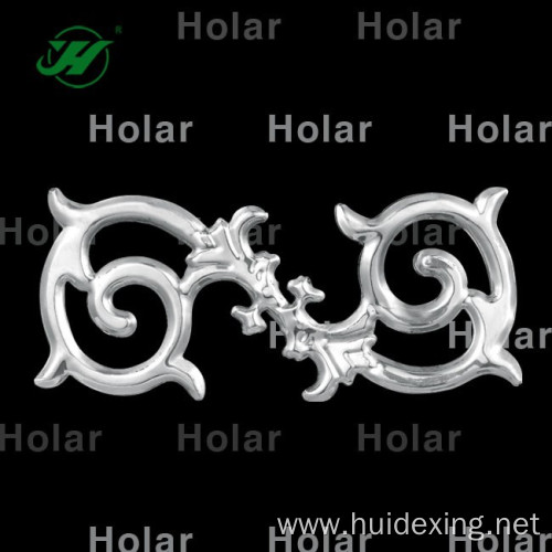 Inox steel balcony railing ornament design